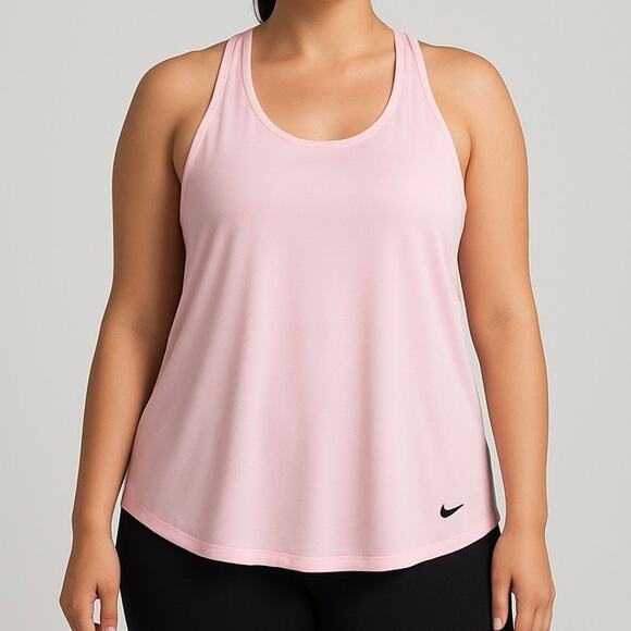 Nike Tops - Nike Dri-Fit Pink Racerback Tank Top XL Athletic Workout Gym Running